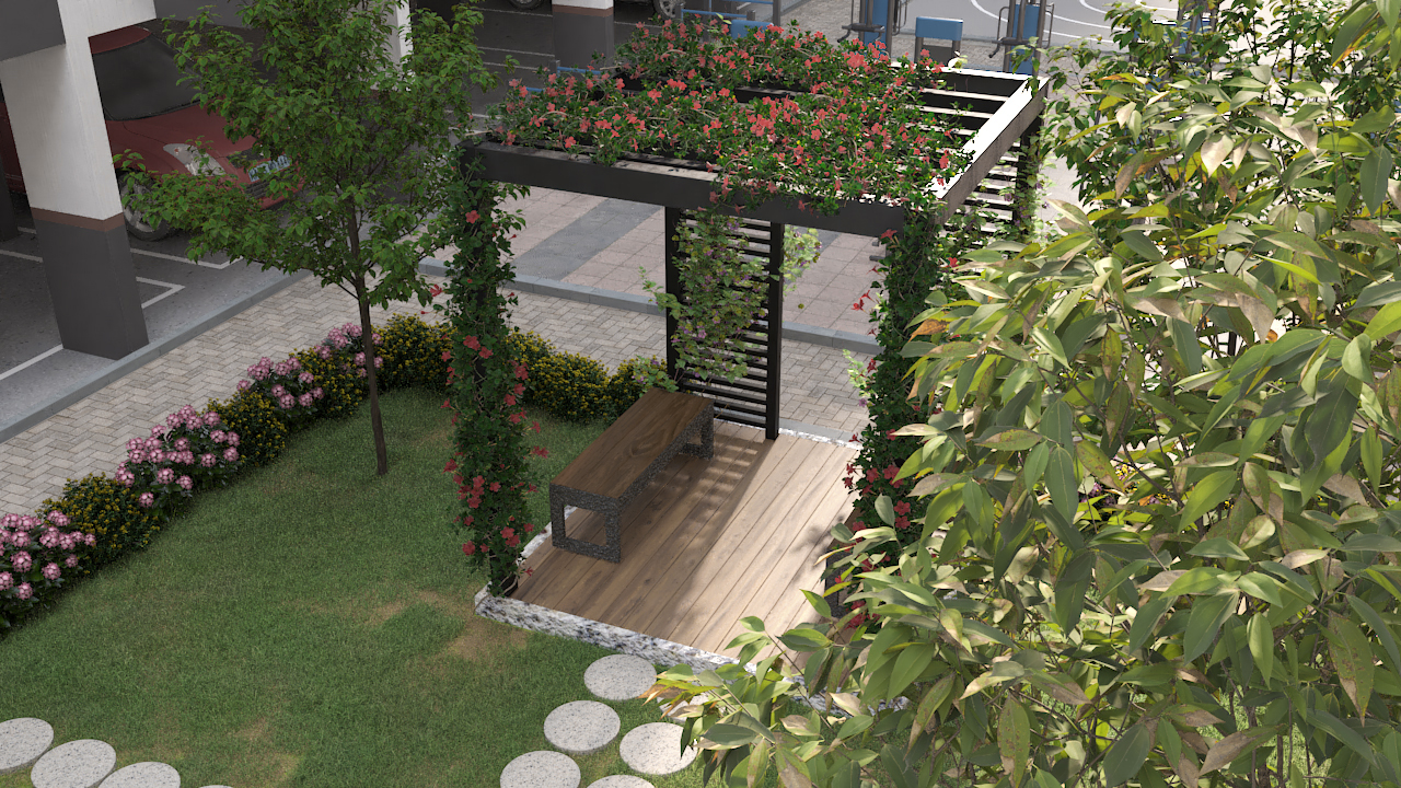 Outdoor BBQ Area
